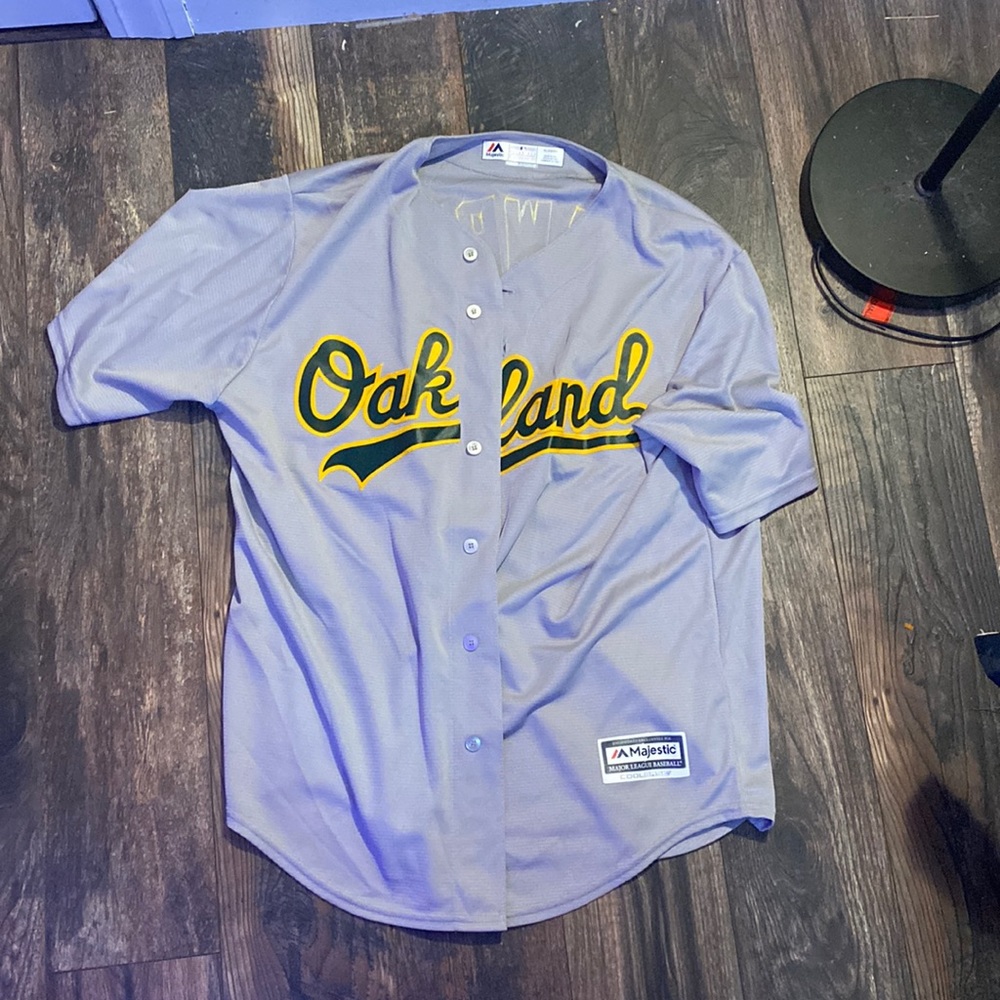 Official Oakland Athletics, Jed Lawrie Jersey, XL